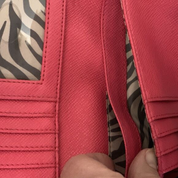 Guess Los Angeles 1981 Wallet Black Tri-Fold Zipper Credit Card Pockets Snap - Picture 5 of 10